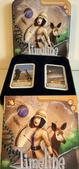 Timeline Science and Discoveries Card Game Asmodee Complete In Raised Tin