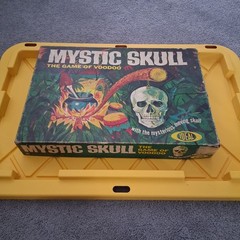Vintage 1960s MYSTIC SKULL The Game of Voodoo IDEAL Board Game 1964 READ