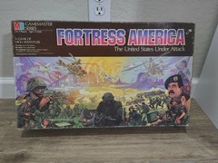 Fortress America The US Under Attack Board Game 1986 Milton Bradley Near Comp.