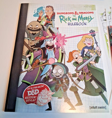 Dungeons And Dragons VS Rick And Morty D&D Tabletop Role Playing Game *No Dice