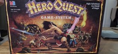 Vintage 1990 Hero Quest Board Game System Milton Bradley 100% COMPLETE