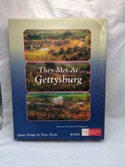 *Empty Box* They Met At Gettysburg Board Game Empty Box