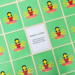 100 Mindful Coping Activity Cards – Self-Care & Stress Management Prompts for…