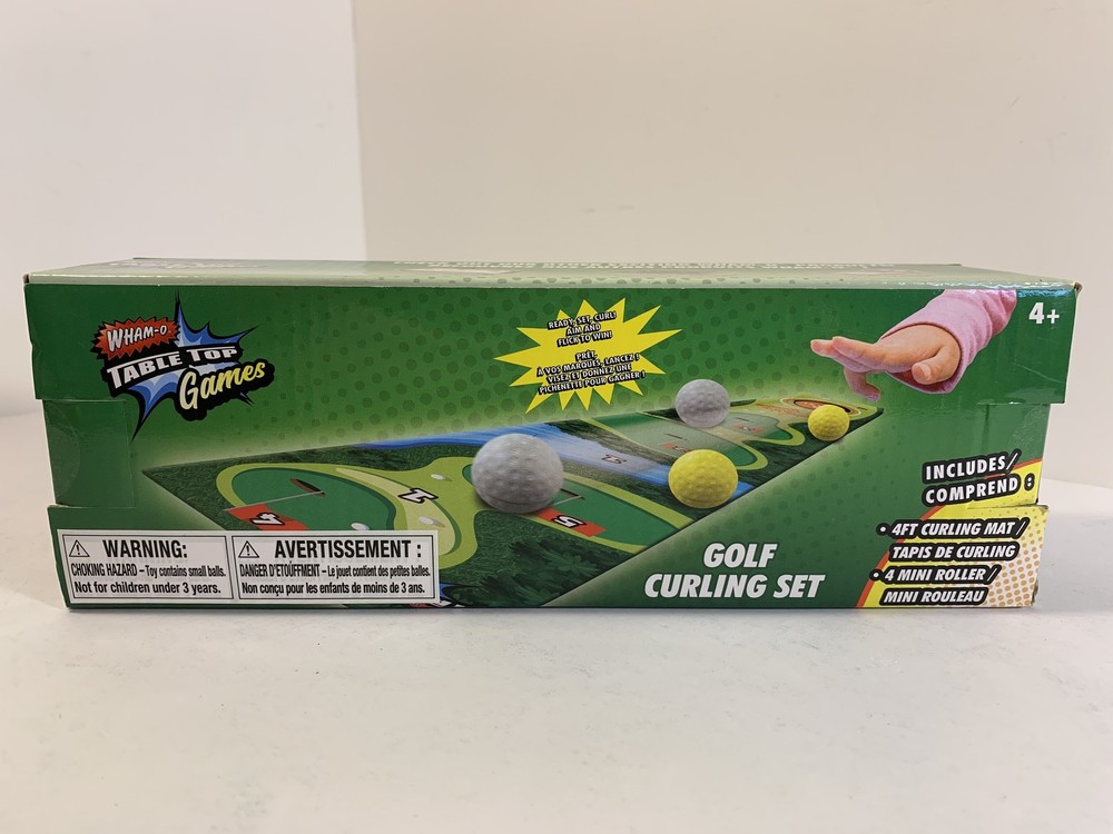 Wham-O Table Top Games Golf Curling Set Indoor Family Fun Game Ages 4+ NEW