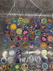 Lot of 106 Various Brands Pog , Slammer Whammers , Cybot Kaps