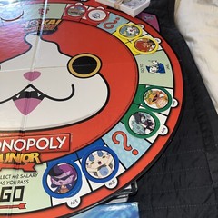 Monopoly Junior Yo-Kai Watch Edition Board Game W/Exclusive Yokai Medal
