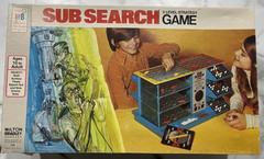Sub Search Game 3-Level Strategy Milton Bradley 1973 Complete Board Game 4300