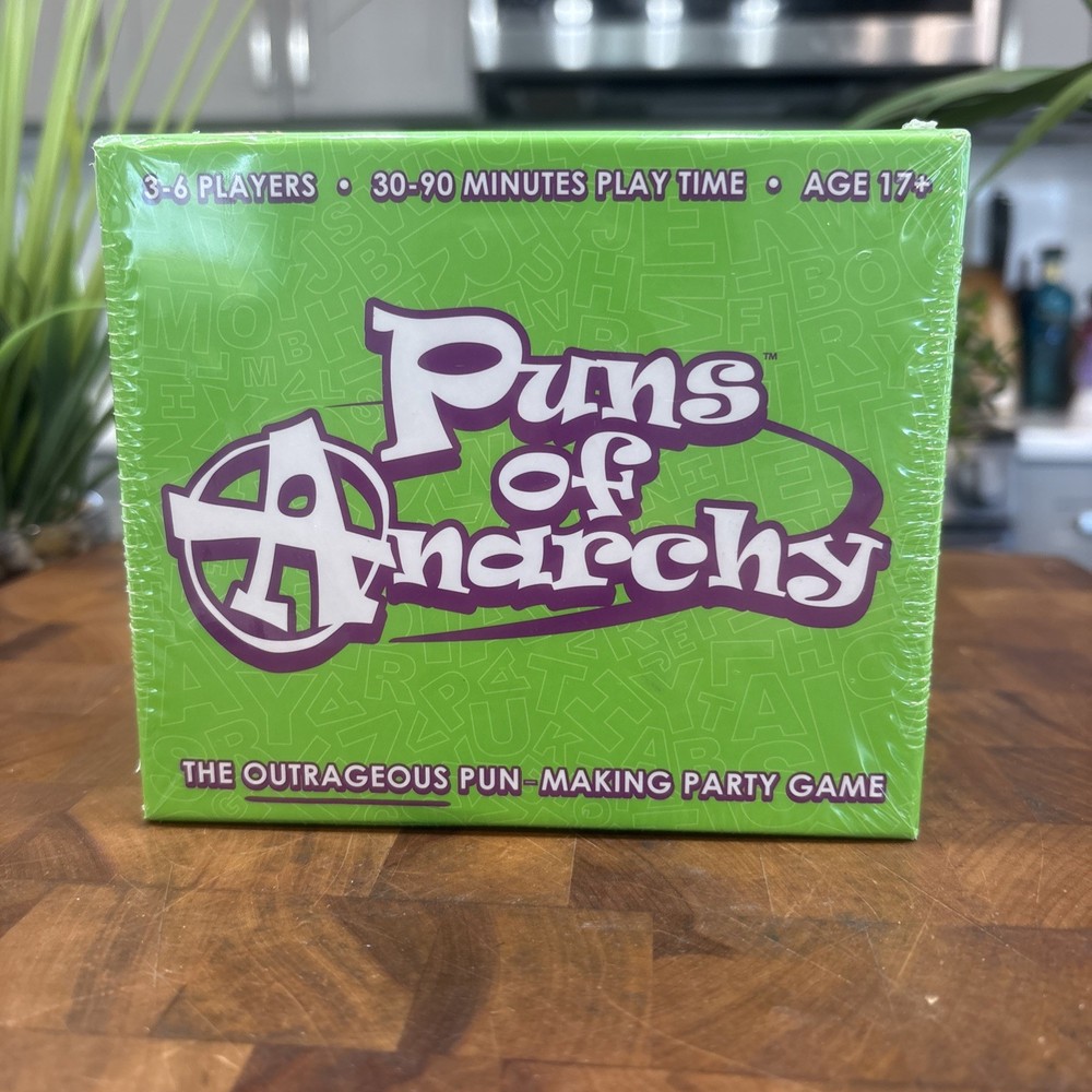 Puns of Anarchy – The Outrageous Pun-Making Game NEW Sealed