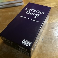 Lets Get Deep Questions For Couples Game Card Game For Date Night