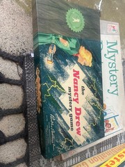 Vintage 1957 The Nancy Drew Mystery Game Parker Brothers COMPLETE Board Game