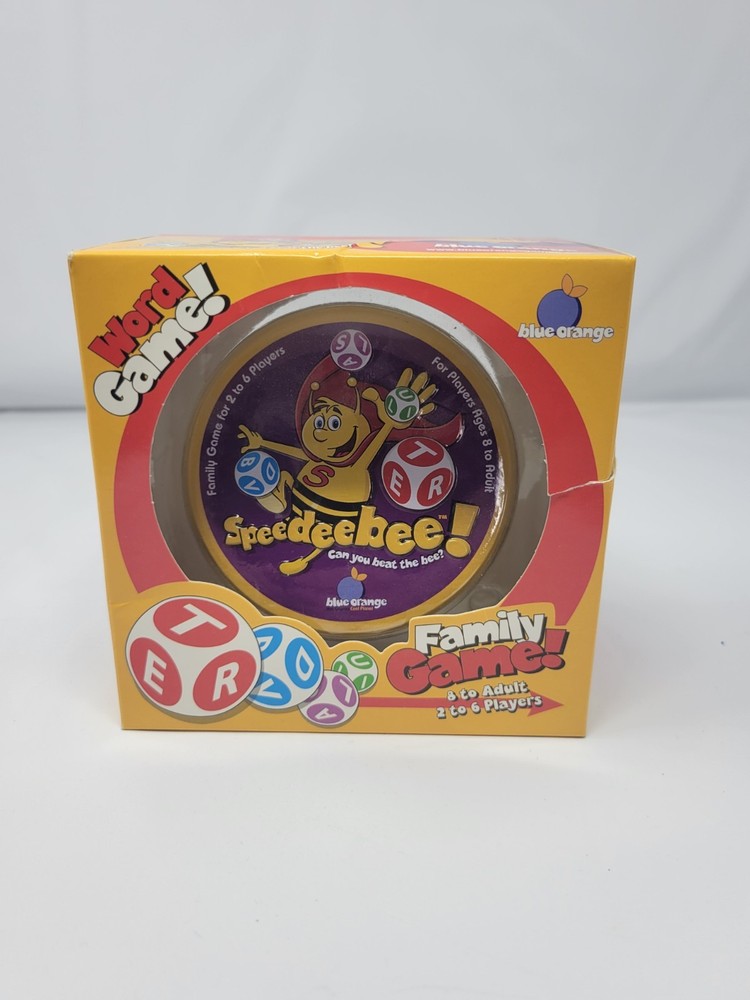 Speedeebee Family Word Cards Dice Game Blue Orange Games Brand New Sealed 2012
