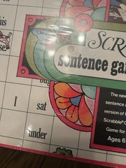 Vintage Scrabble Sentence Game for Juniors Board Game 1973 Selchow & Righter Co.