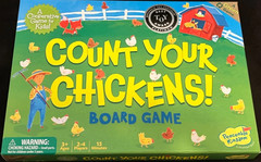 Peaceable Kingdom Count Your Chickens Board Game Ages 3+ Best Toy COMPLETE MINT!