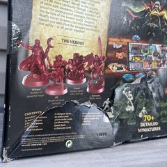 Hasbro Gaming HeroQuest Game System Tabletop Board Game New DAMAGED BOX See Pics
