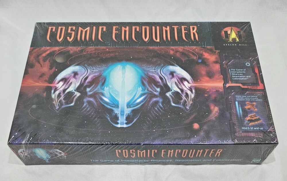Classic New Avalon Hill Hasbro Cosmic Encounter Board Game Science Fiction Space