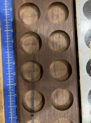 Vintage African Stone Folk Game Of Skill & Logic by FOUR GENERATIONS 23×5.5 1970