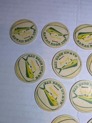 1993 Pog Pogs Lot Of 15 Hawaii Hook Ups Mahi Mahi