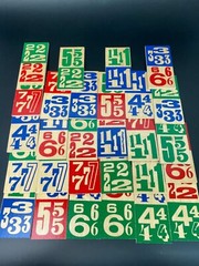 Creative Playthings Number Dominoes First Game One to Four Players USED