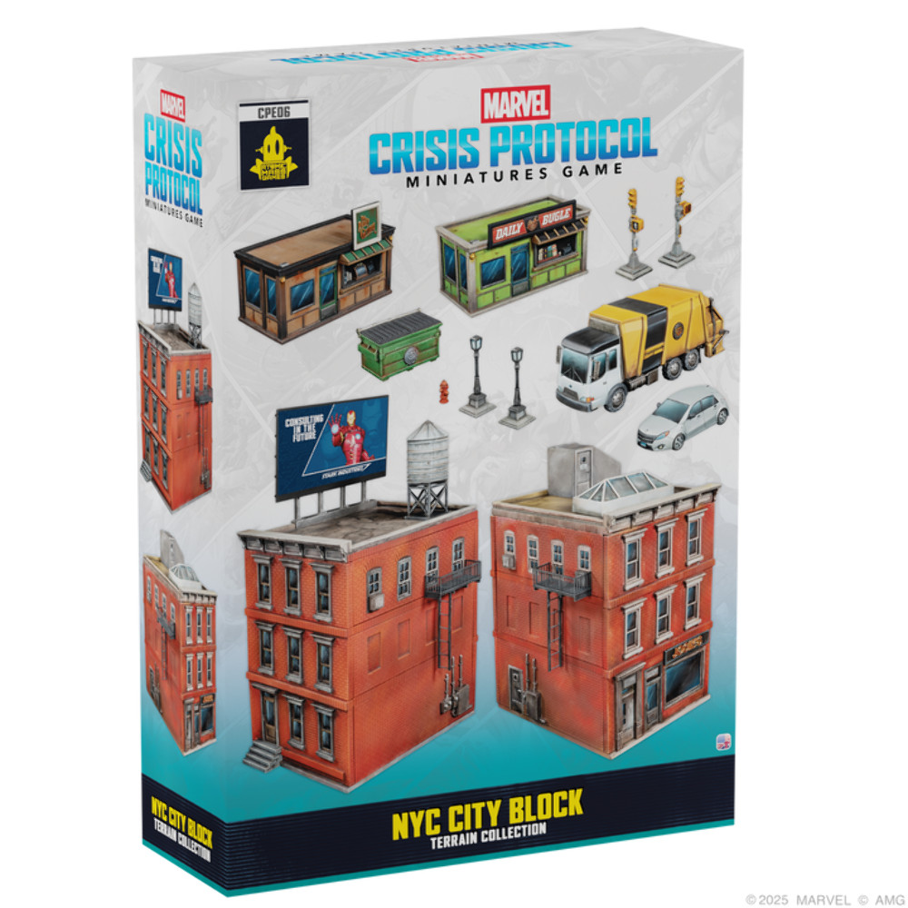 Marvel: Crisis Protocol – NYC City Block Terrain Collection Atomic Mass Games