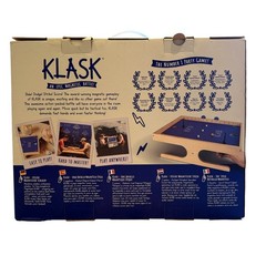 KLASK Magnetic Battle Board Game Award Winning Tabletop Strategy Game Blue
