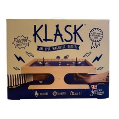 KLASK Magnetic Battle Board Game Award Winning Tabletop Strategy Game Blue