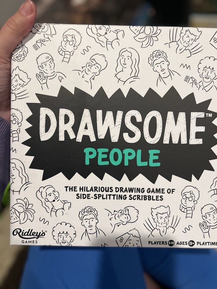Ridley’s Games Drawsome People Drawing Game Team Play 3-10 Players Ages 11+