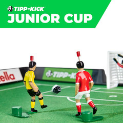 JR Cup Soccer Board Game – Family Tabletop Game with Metal Players & Goalkeepers