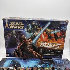 Star Wars Epic Duels Board Game 2002 w/ Figures 370/372 Cards Read