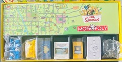 The Simpsons Monopoly Board Game (2001) Welcome to Springfield Brand New Open BX