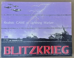Blitzkrieg (1st Ed) Avalon Hill 1964, Punched, Complete, Bagged, Ready to Play!
