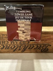 NEW Mini Wooden Blocks Tumbling Tower Game-72 Pieces 2-4 Players.