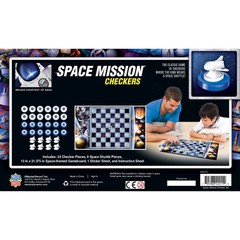 MasterPieces – Space Mission – Checkers Board Game