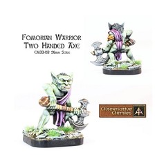 Alternative Armies Mini 28mm Fomorian Warrior w/Two Handed Axe Pack New