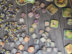 Heroes of Normandie Punchboard Tiles Pieces Expansions Devil Pig Games Lot – #12