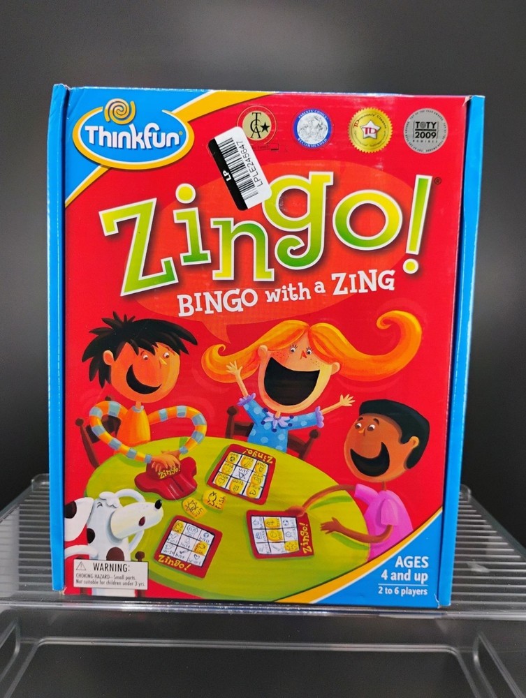 ThinkFun Zingo! Bingo With A Zing Game Ages 4+ Family Kids Game