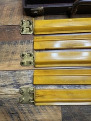 Vintage Bakelite Enrobed Mahjong Set MET Games Complete Extra Tiles Rare Butters