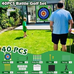 Battle Golf Chipping Game Set for Kids Adults, Chip and Stick Golf Game with…