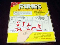 Eon Products 1981 – RUNES – A Different Kind of Word Game (Very Good Condition)