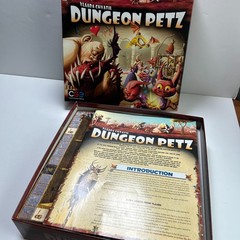 DUNGEON PETZ BOARD GAME Complete Czech Games Edition Some Stickers Used