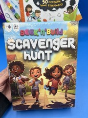 GOTROVO Kids Scavenger Hunt Game – Indoor and Outdoor & 3 Stem DIY Activity Book