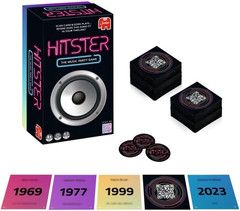 Jumbo Hitster – The Music Fun Party Quiz Card Game, 2-10 Players – 300 Plus Icon