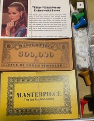 Parker Brothers 1970 MASTERPIECE ART AUCTION GAME Comp. & UNPLAYED GREAT 4 GIFT