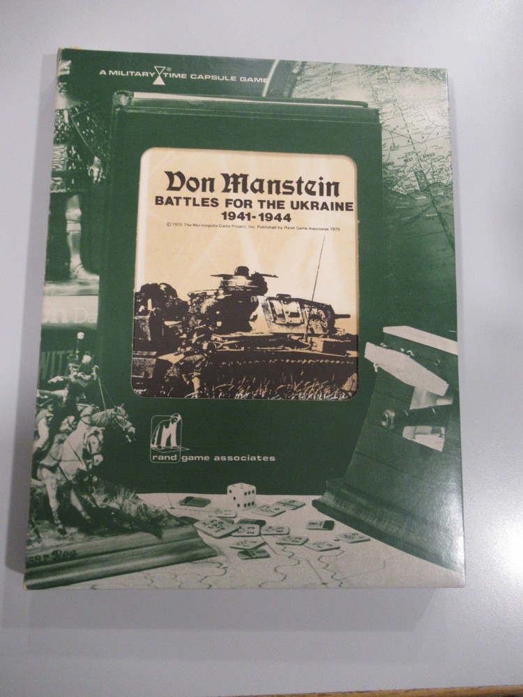 Von Manstein – Battles for the Ukraine 1941–1944 –UNPUNCHED Counters – 1 Missing
