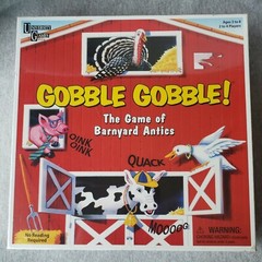 Gobble Gobble! The Game of Barnyard Antics – Kids Board Game Ages 3 to 8 Gift