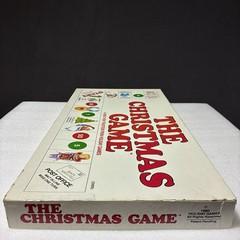 The Christmas Game Vintage Board Game Holiday Games 1980 Rare Good Condition