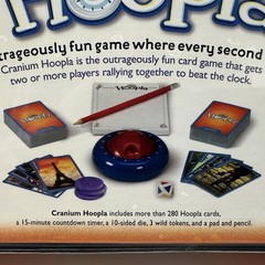 Hoopla Fun Card Game Cranium 2004 Edition Every Second Counts Adults Teen NEW!