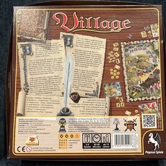 RARE Markus Brand Village Board Game Pegasus Spiele Complete English German 2012