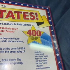 THE GREAT STATES ! BOARD GAME by International Playthings 2004 Sealed In Box