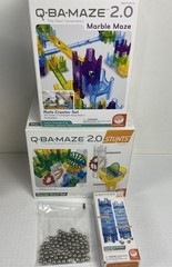 Q Ba Maze 2.0 (Includes Marble Maze, Starter Stunt, Refill Cascade, Marbles)