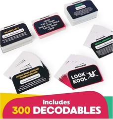 Spin Master Games – Decodables Adult Party 18+ Fun Card Game [DAMAGED BOX]